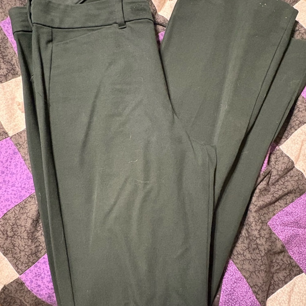Old Navy Women's Dark Green Dress Trousers